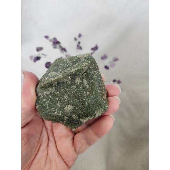 Amethyst Gem Stone TREE Purple with Silver Branches Bonsai Crystal - Picture 5 of 11